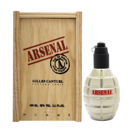 PERFUME MASCULINO GILLES CANTUEL ARSENAL GREY EDP 100ML