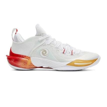 CALZADO DEPORTIVO MASCULINO PEAK TAICHI OLYMPIC FLASH 6 JOSÉ ALVARADO WHITE/GOLD/RED