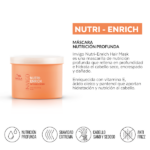 MÁSCARA CAPILAR WELLA PROFESSIONALS INVIGO NUTRI ENRICH DEEP NOURISHING 500ML - Imagen 2