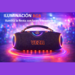 ALTAVOZ PORTÁTIL VEZR PRO MAX SOUND RGB 80W BLACK - Imagen 7