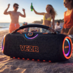 ALTAVOZ PORTÁTIL VEZR PRO MAX SOUND RGB 80W BLACK - Imagen 8