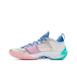 CALZADO DEPORTIVO MASCULINO PEAK TAICHI OLYMPIC FLASH 6 JOSÉ ALVARADO WHITE/ SKY BLUE/ PINK - Imagen 2