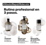 SHAMPOO CAPILAR L'OREÁL SERIE EXPERT ABSOLUT REPAIR MOLECULAR 1500ML - Imagen 4