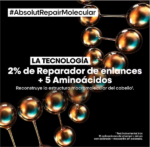 SHAMPOO CAPILAR L'OREÁL SERIE EXPERT ABSOLUT REPAIR MOLECULAR 1500ML - Imagen 5