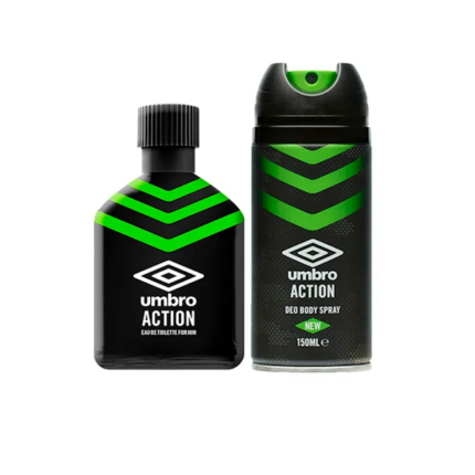 PERFUME MASCULINO UMBRO ACTION EDT 100 ML+DEO 150ML SET