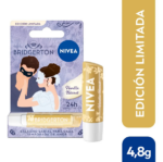 BÁLSAMO LABIAL NIVEA EDICIÓN LIMITADA BRIDGERTON VANILLA BISCUIT 4.8GR - Imagen 2