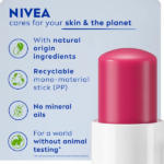 BÁLSAMO LABIAL NIVEA LIP CARE CHERRY 4.8GR - Imagen 2