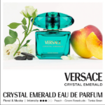 PERFUME FEMENINO VERSACE CRYSTAL EMERALD EDP 90ML - Imagen 3