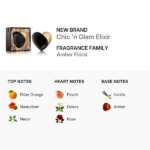 PERFUME FEMENINO CHIC'N GLAM ELIXIR EDP 75ML - Imagen 3