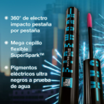MÁSCARA DE PESTAÑA MAYBELLINE LASH SENSATIONAL FIRE WORK ELECTRO BLACK WATERPROOF - Imagen 6