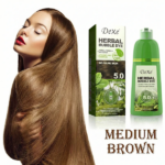 SHAMPOO COLOR CAPILAR DEXE HERBAL BUBLLE DYE 5.0 MEDIUM BROWN 420ML - Imagen 3