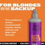 ACONDICIONADOR CAPILAR TIGI BED HEAD SERIAL BLONDE 400ML - Imagen 3