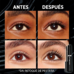 MÁSCARA PARA PESTAÑAS L’ORÉAL TELESCOPIC LIFT WASHABLE BLACK - Imagen 4