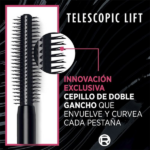 MÁSCARA PARA PESTAÑAS L’ORÉAL TELESCOPIC LIFT WASHABLE BLACK - Imagen 5