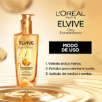 ACEITE CAPILAR L'ORÉAL ELVIVE ÓLEO EXTRAORDINARIO SUBLIME 100ML - Imagen 5