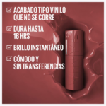 LABIAL LIQUIDO MAYBELLINE SUPERSTAY VINYL INK WITTY 40 - Imagen 6