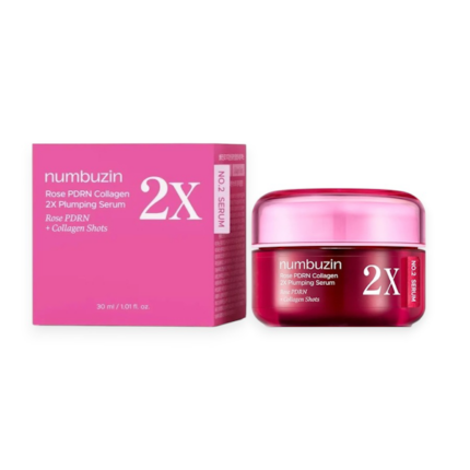 SÉRUM FACIAL NUMBUZIN NO.2 ROSE PDRN CALLAGEN 2X PLUMPING 30ML