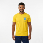CAMISETA CASUAL MASCULINO TRINGEL PENTA BRASIL MANGAS CORTAS - Imagen 2