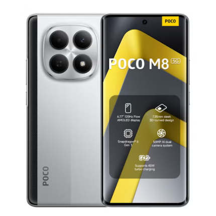 CELULAR XIAOMI POCO M8 5G DS 8/256GB SILVER