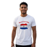 CAMISETA CASUAL MASCULINO TRINGEL WORLD CUP 2026 PARAGUAY MANGAS CORTAS - Imagen 2