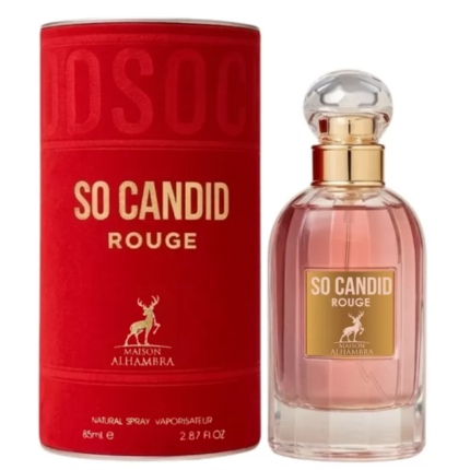 PERFUME FEMENINO MAISON ALHAMBRA SO CANDID ROUGE EDP 85ML