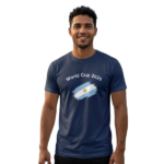 CAMISETA CASUAL MASCULINO TRINGEL WORLD CUP 2026 ARGENTINA MANGAS CORTAS - Imagen 2