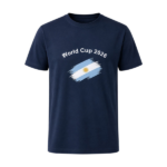 CAMISETA CASUAL MASCULINO TRINGEL WORLD CUP 2026 ARGENTINA MANGAS CORTAS