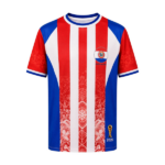 CAMISETA CASUAL MASCULINO TRINGEL WORLD CUP 2026 PARAGUAY MANGAS CORTAS
