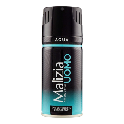 DESODORANTE MASCULINO MALIZIA UOMO AQUA EDT 150ML