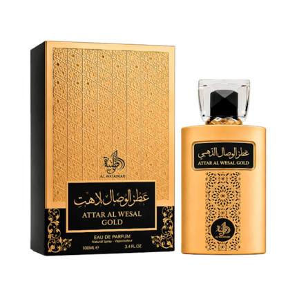 PERFUME MASCULINO AL WATANIAH ATTAR AL WESAL GOLD EDP 100ML