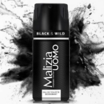 DESODORANTE MASCULINO MALIZIA UOMO BLACK & WILD EDT 150ML - Imagen 2