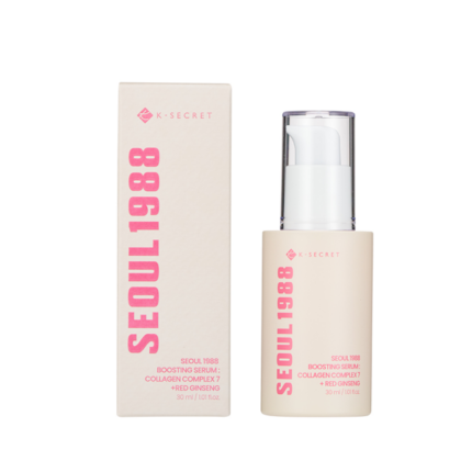 SÉRUM FACIAL K-SECRET SEOUL 1988 BOOSTING COLLAGEN COMPLEX 7 + RED GINSENG 30ML