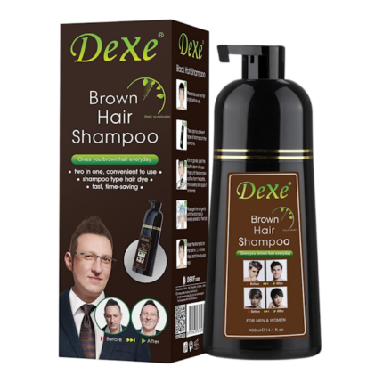 SHAMPOO COLOR CAPILAR DEXE BROWN HAIR 400ML