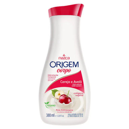 CREMA CORPORAL NAZCA COSMÉTICOS ORIGEM CEREZA Y AVELLANA 380ML