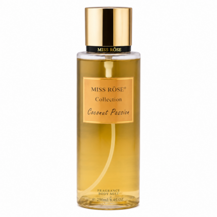 BRUMA CORPORAL FEMENINO MISS ROSE COLLECTION COCONUT PASSION 250ML