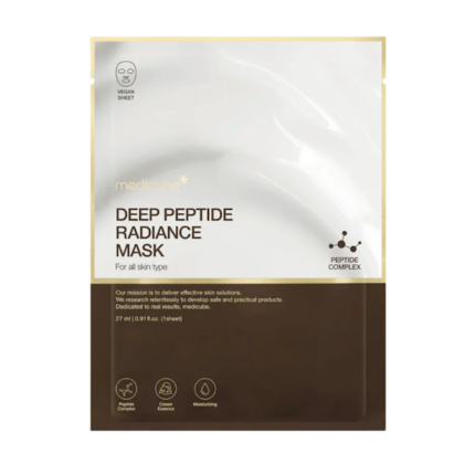 MÁSCARA FACIAL MEDICUBE DEEP PEPTIDE RADIANCE 27ML