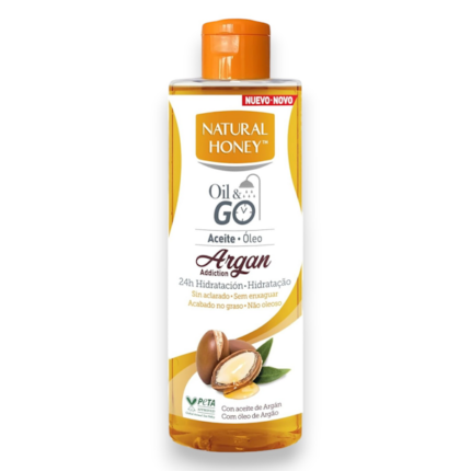 ACEITE CORPORAL REVLON NATURAL HONEY OIL & GO ARGAN ADDICTION 250ML