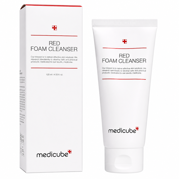 RED FOAM............ LIMPIADOR FACIAL MEDICUBE RED FOAM 120ML - Imagen 1