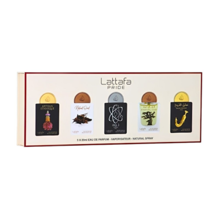 PERFUME UNISEX LATTAFA PRIDE COLLECTION N°2 EDP 20ML SET DE 5PZ