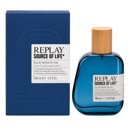 PERFUME MASCULINO REPLAY SOURCE OF LIFE EDT 100ML