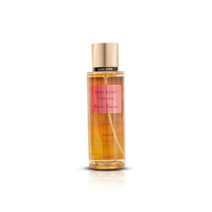 BRUMA CORPORAL FEMENINO MISS ROSE COLLECTION AMBER ROMANCE 250ML