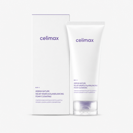 LIMPIADOR FACIAL CELIMAX DERMA NATURE RELIEF MADECICA PH BALANCING FOAM 150ML