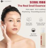 ESENCIA FACIAL K-SECRET SEOUL 1988 SNAIL MUCIN 97% + RICE 100ML - Imagen 6