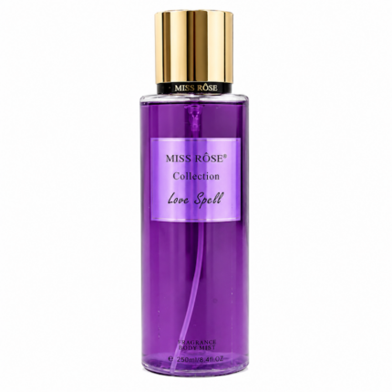 BRUMA CORPORAL FEMENINO MISS ROSE COLLECTION LOVE SPELL 250ML