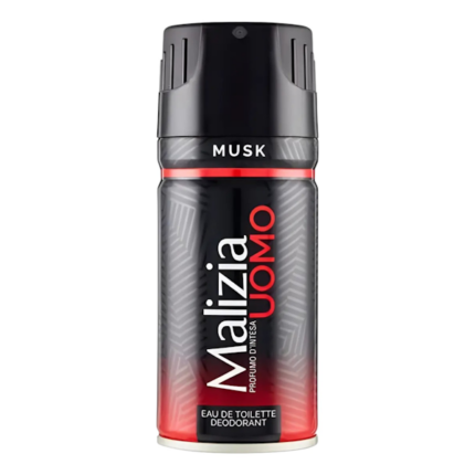 DESODORANTE MASCULINO MALIZIA UOMO MUSK EDT 150ML