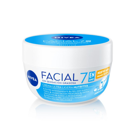CREMA FACIAL NIVEA CUIDADO NUTRITIVO 7 EN 1 100ML