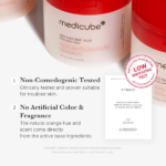 ALMOHADILLA FACIAL MEDICUBE RED SUCCINIC ACID PEELING 70 PADS 155G - Imagen 6