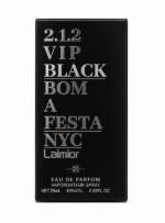 PERFUME MASCULINO LAIMIOR NO. 071 2.1.2 VIP BLACK EDP 25ML - Imagen 3