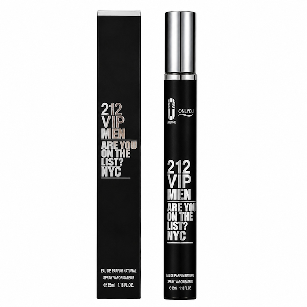 212 vip men...... PERFUME MASCULINO ONLYOU 212 VIP MEN EDT MINI 35ML - Imagen 1