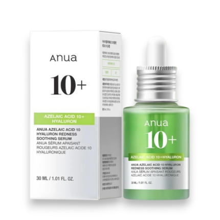 SÉRUM FACIAL ANUA AZELAIC ACID 10 HYALURON REDNESS SOOTHING 30ML